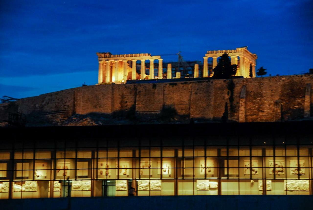 Acropolis Amazing Balcony View 3 Minutes Walking To The Museum Leilighet Athen Eksteriør bilde